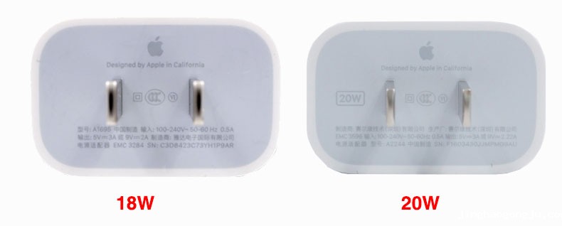 苹果pd快充18w和20w区别四之型号参数不同