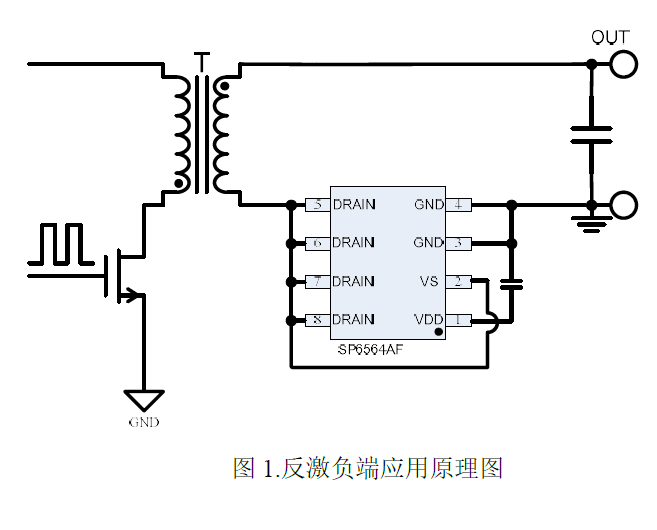 硅动力SP6564AF同步整流器芯片IC控制电路
